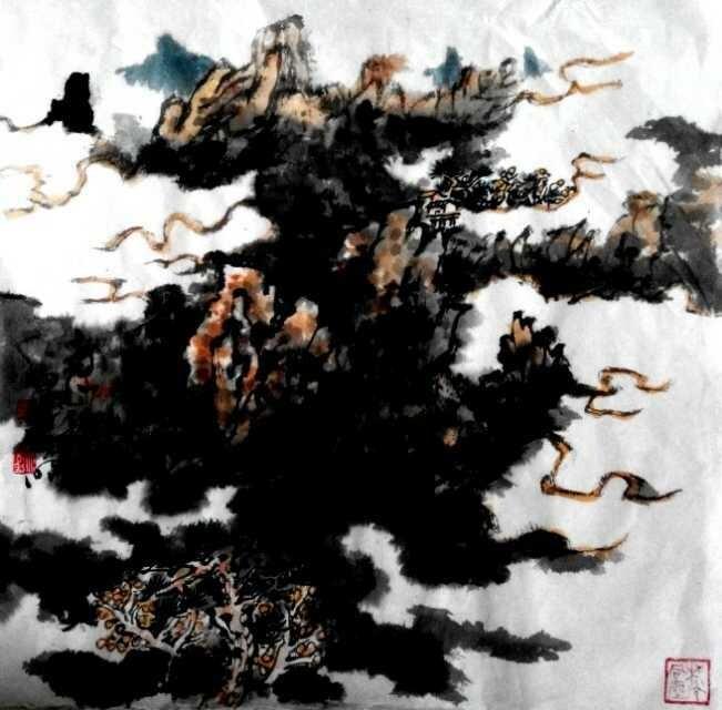 林文明小品画