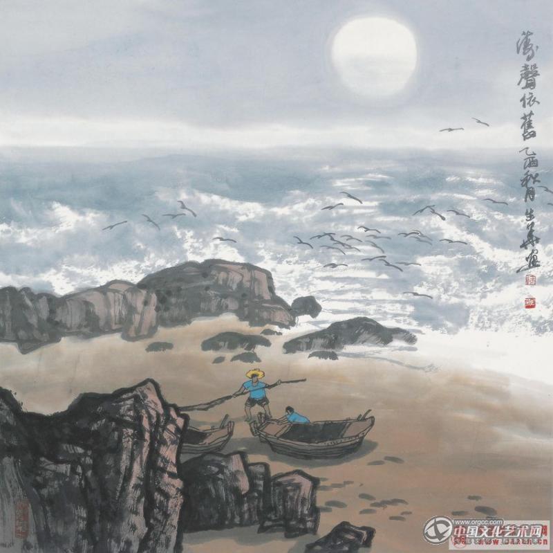 涛声依旧-2005年纸本设色
