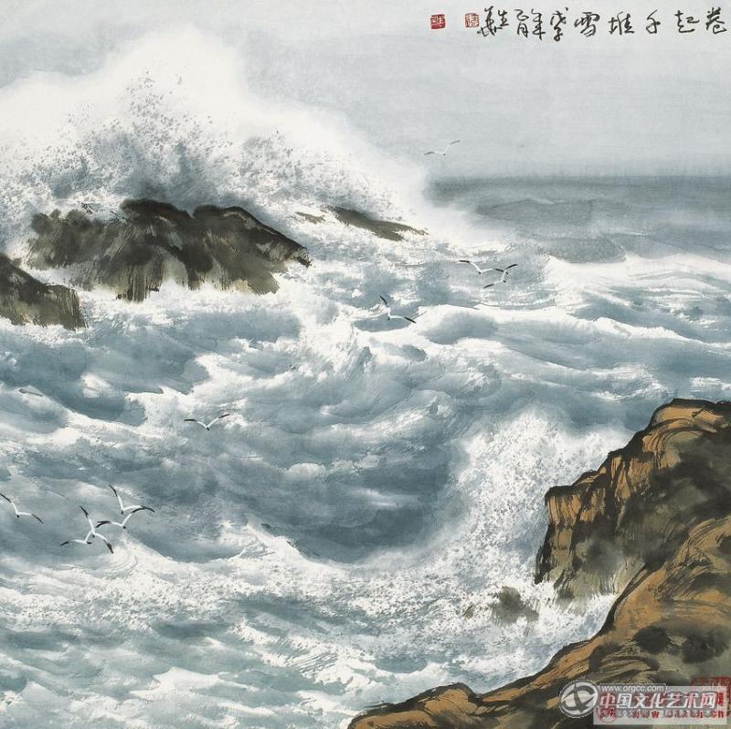 卷起千堆雪-2008年纸本设色