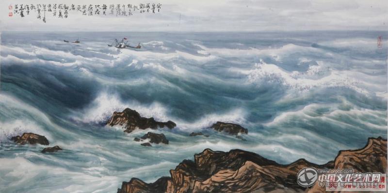 朵朵白云海上飘