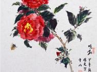 《晓红》26cmX26cm