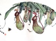 《笼芳乐趣》32cmX63cm
