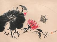 《莲说禅意》32cmX63cm