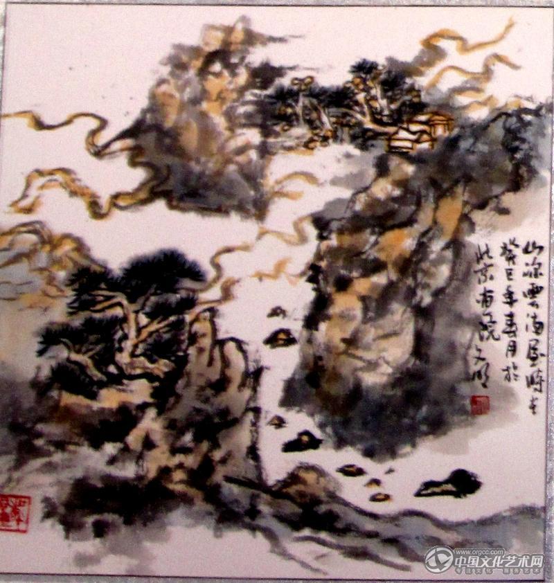 山深云满屋