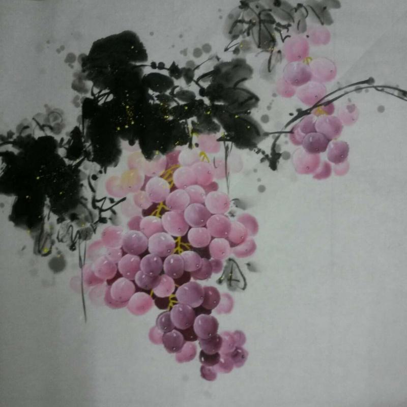 画家郝淑琳花鸟作品