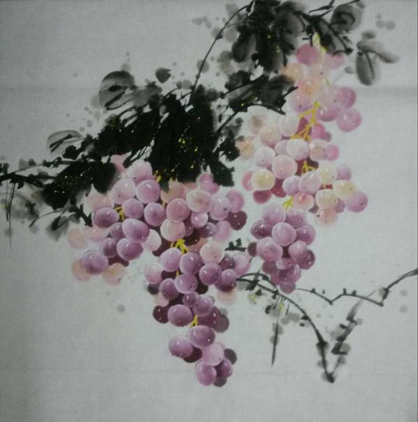 画家郝淑琳花鸟作品