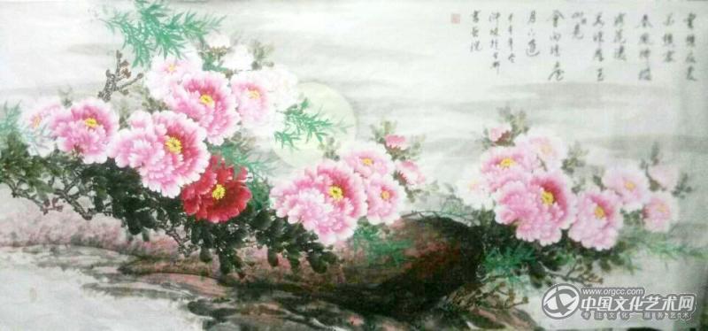 画家郝淑琳花鸟作品