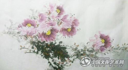 画家郝淑琳花鸟作品