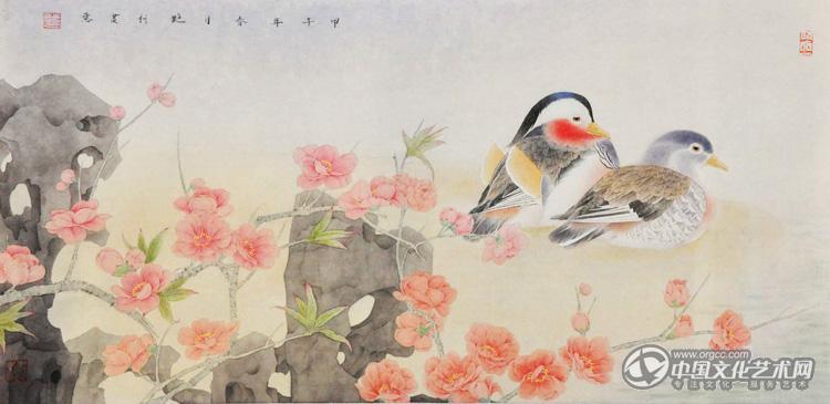 畔边春水花下醉
