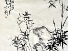 书画家郭朝卿花鸟作品《一枝一叶总关情》