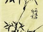 书画家郭朝卿花鸟作品《一枝凌风》