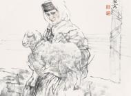 杜滋龄《帕米尔风情》180×97cm 2014年