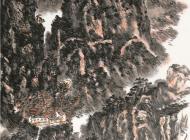 龙瑞 《秋山雨后》244×124cm 2014年