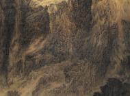 二郎山外泸水长-管苠棡-218cm×137cm-绢本-2004年