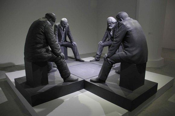 《四伟人像》2011