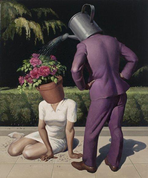 无题（浇花），2013