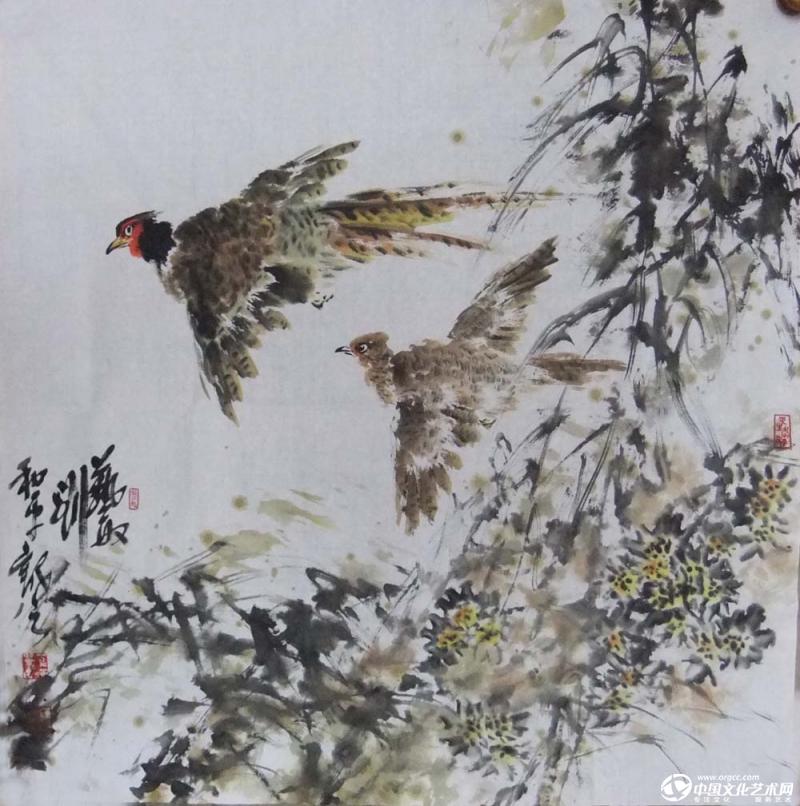 刘和平写意花鸟804