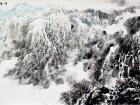 画家杜晓春山水作品《舒晴烟霾》