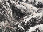 画家杜晓春山水作品《高原回声》