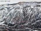 画家杜晓春山水作品《草原雪迹》