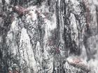 画家杜晓春山水作品《古涧》