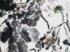 画家杜晓春花鸟作品《留得清气》