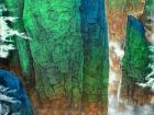 刘龙耀   铜墙铁壁 238X160CM   纸本 2012年