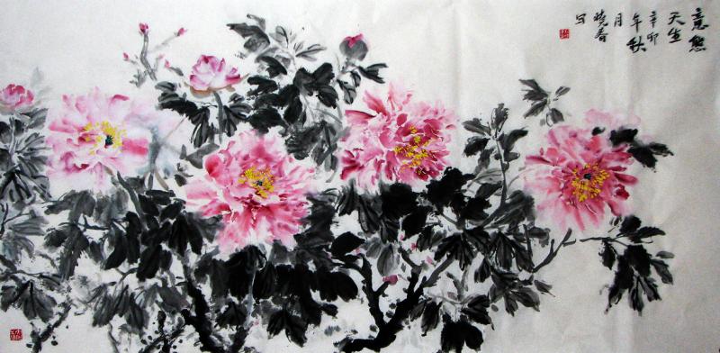 画家杜晓春花鸟作品《意态天生》