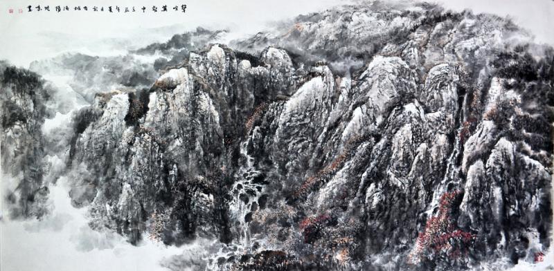 画家杜晓春山水作品