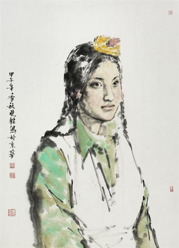 藏族少女