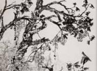 韩建文 秋谷晚意图 367X144cm