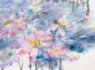 刘闻宇《淡淡馨香满乾坤》2015年69X69cm