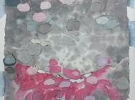 王晓蓉 2012 年 《春之幻》布面水墨100x80cm