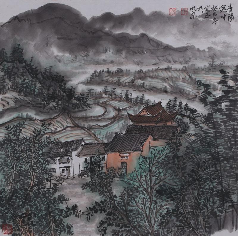 《青阳途中》