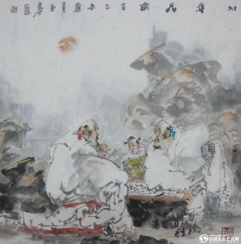 对弈图