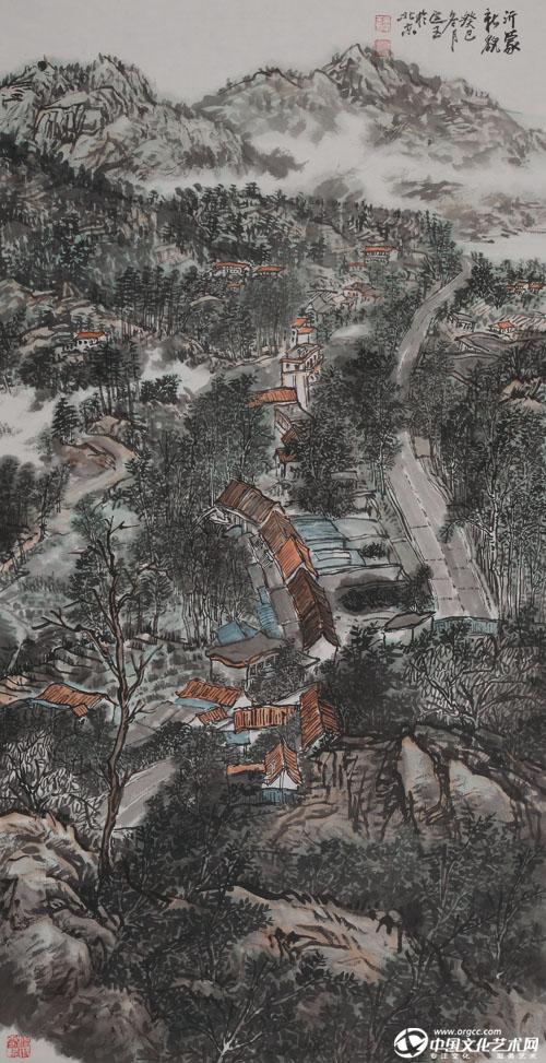 吴定玉走进沂蒙山作品