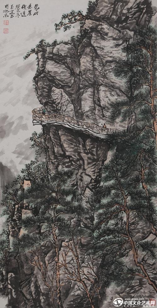 《蒙山悬崖栈道》