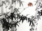 竹林清趣（横）136x68
