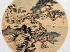 5、山水小品 35cmx35cm 2010年作