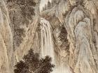 （7）魏剑峰绘《庐山飞瀑》图