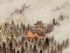 （9）魏剑峰绘《巴东古庙》图