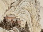 （15）魏剑峰绘《灵峰春洞》图