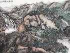 《闽都屏山飞瀑》