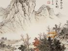 魏剑峰绘诗情画意之004唐-李白-山中问答