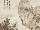 魏剑峰绘诗情画意之007唐-李白-秋下荆门