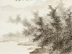 魏剑峰绘诗情画意之016唐-孟浩然-夏日南亭怀辛大