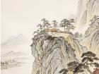 魏剑峰绘诗情画意之043唐-丘为- 寻西山隐者不遇 