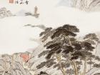 魏剑峰绘诗情画意之045唐-灵一- 题僧院