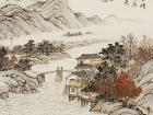 魏剑峰绘诗情画意之065唐-李白-秋登宣城谢眺北楼