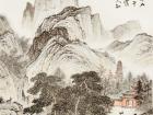 魏剑峰绘诗情画意之067唐-李白-访戴天山道士不遇